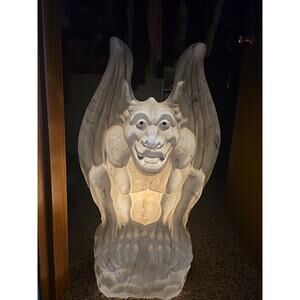 Empire Vintage 28” Gargoyle Halloween Blow Mold Grey Working 1995 (28x18x9)